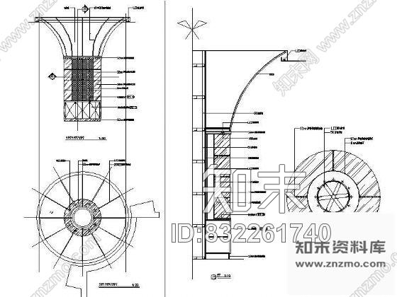 图块/节点大堂吧详图cad施工图下载【ID:832261740】