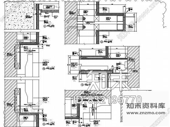 图块/节点酒店时尚电视墙详图cad施工图下载【ID:832195770】