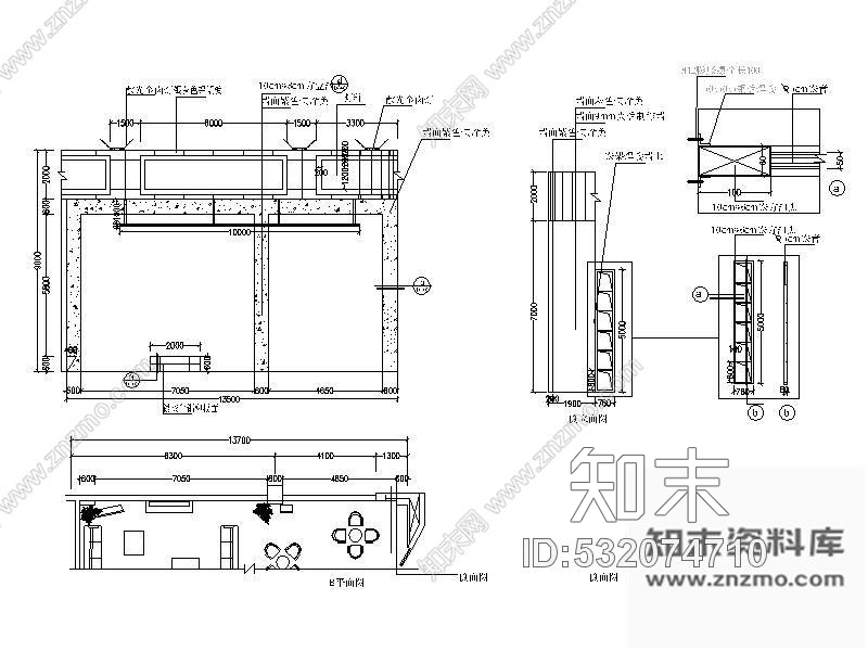 施工图某地产售楼处施工图含效果cad施工图下载【ID:532074710】