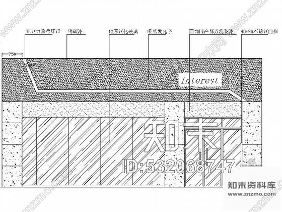 施工图四川蛋糕店现代风格室内设计CAD施工图含效果施工图下载【ID:532068747】