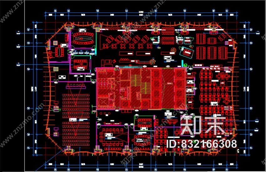 万科活力创客空间办公室施工图下载【ID:832166308】