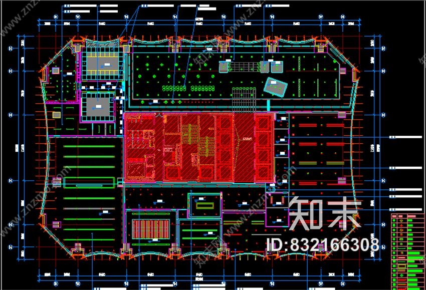 万科活力创客空间办公室施工图下载【ID:832166308】