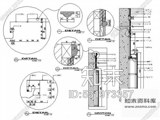 施工图某公馆现代中式双层别墅室内装修图含效果实景cad施工图下载【ID:531973357】