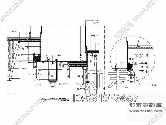 施工图某公馆现代中式双层别墅室内装修图含效果实景cad施工图下载【ID:531973357】