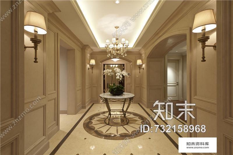 杭州绿城蓝色钱江豪华公寓2A大堂&amp;样板间cad施工图下载【ID:732158968】