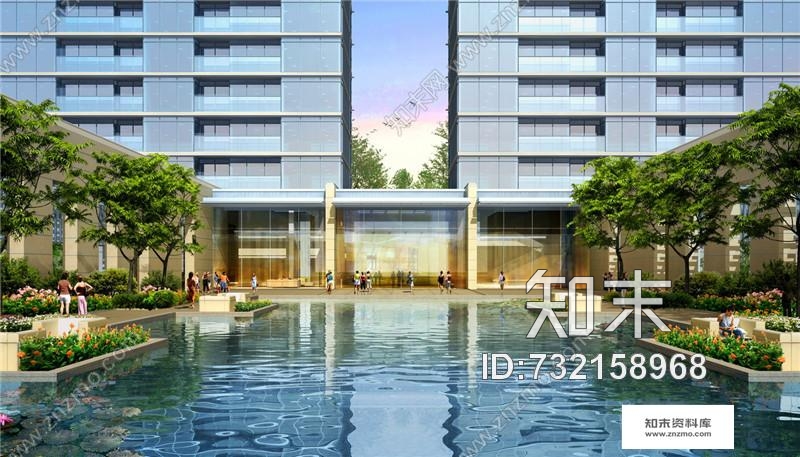 杭州绿城蓝色钱江豪华公寓2A大堂&amp;样板间cad施工图下载【ID:732158968】