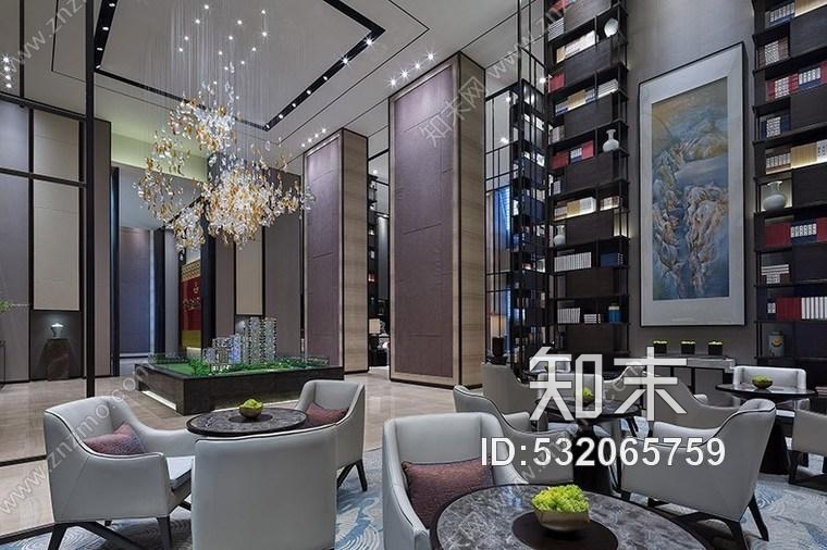 上海海珀黄浦售楼处设计施工图附效果图cad施工图下载【ID:532065759】