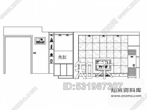 施工图某自建二层别墅中式室内装修图施工图下载【ID:531987307】