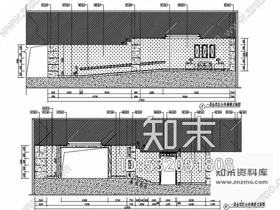 施工图四川某现代风格会议中心室内装修施工图含效果cad施工图下载【ID:532091808】