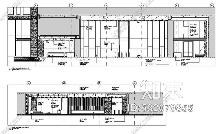 上海外滩国际金融服务中心办公室内装CAD施工图+方案文本cad施工图下载【ID:532079855】
