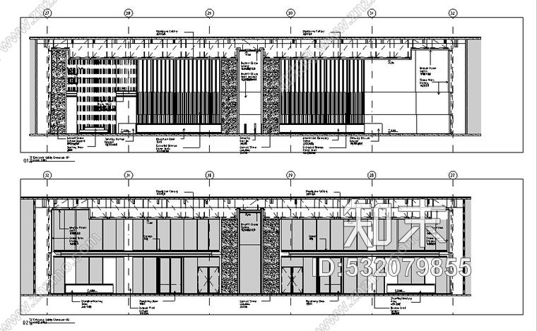 上海外滩国际金融服务中心办公室内装CAD施工图+方案文本cad施工图下载【ID:532079855】