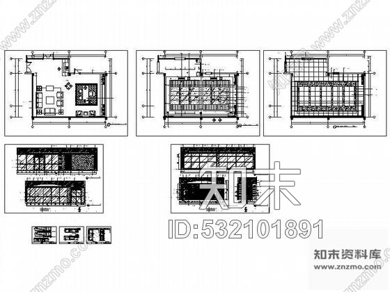 施工图老总办公室装修图cad施工图下载【ID:532101891】