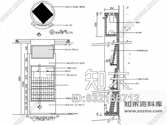 图块/节点成套柱面装饰造型节点详图CAD图块下载cad施工图下载【ID:832188712】