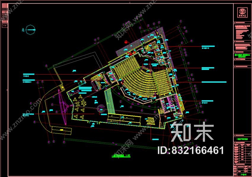 上海万科艺术中心建筑方案+cad施工图+模型+室内效果图+方案++物料cad施工图下载【ID:832166461】