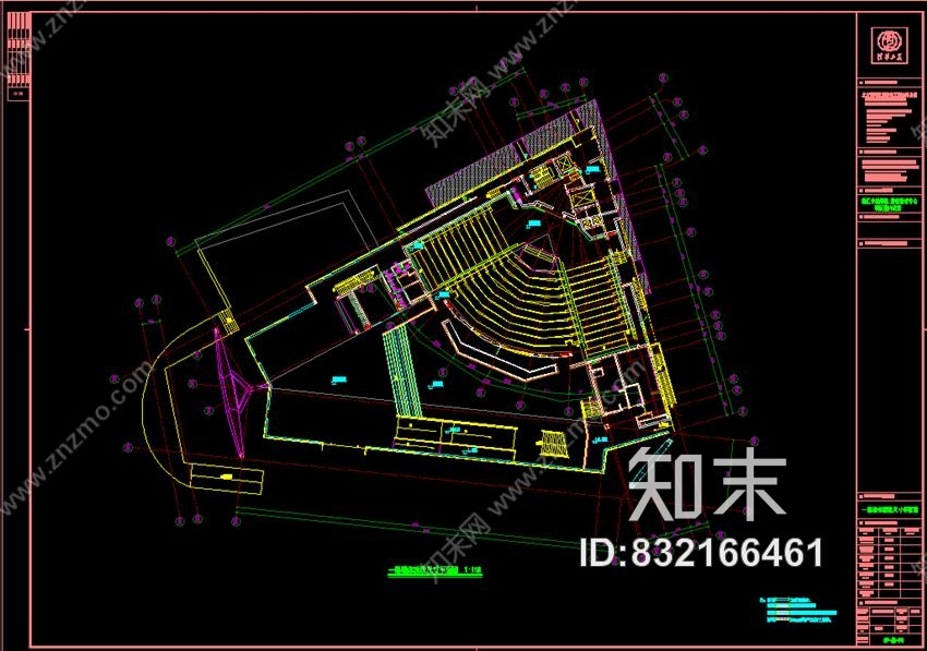 上海万科艺术中心建筑方案+cad施工图+模型+室内效果图+方案++物料cad施工图下载【ID:832166461】