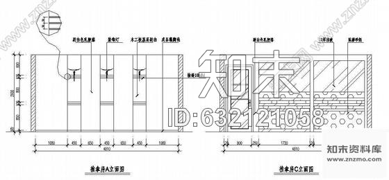 施工图某足穴按摩院设计施工图cad施工图下载【ID:632121058】