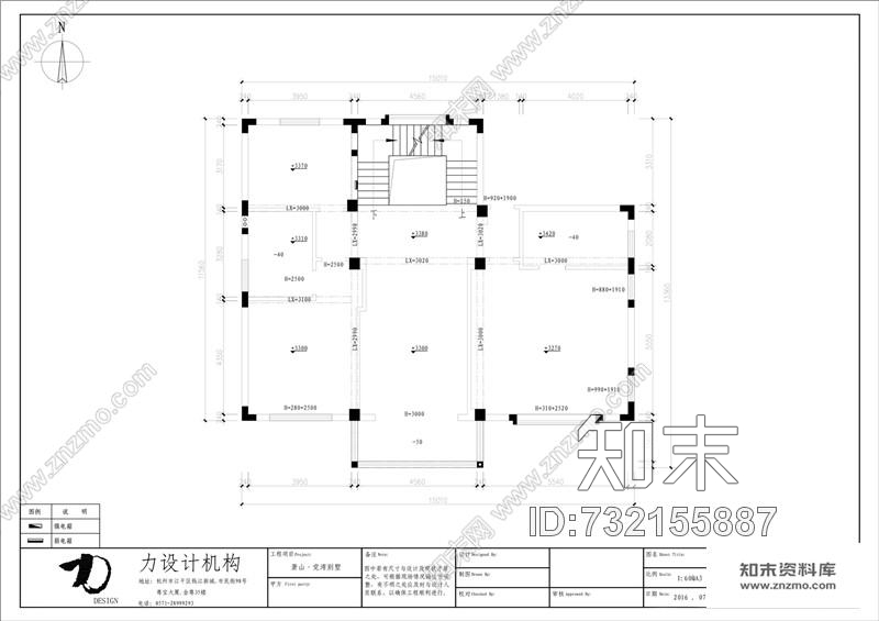 杭州力设计--李力--党湾王宅cad施工图下载【ID:732155887】