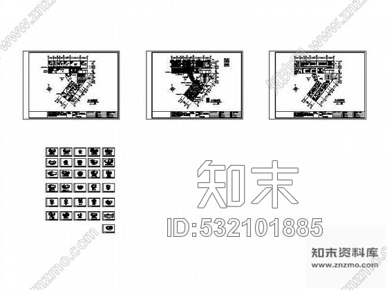 施工图南京某办公楼装修图纸cad施工图下载【ID:532101885】