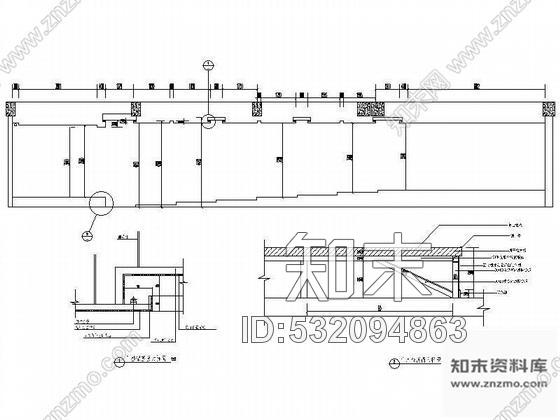 施工图500平方多功能厅设计图(含效果)cad施工图下载【ID:532094863】