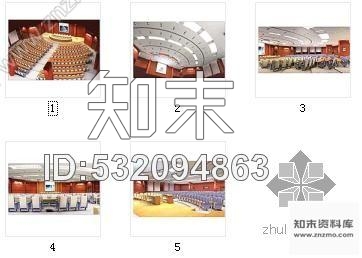 施工图500平方多功能厅设计图(含效果)cad施工图下载【ID:532094863】