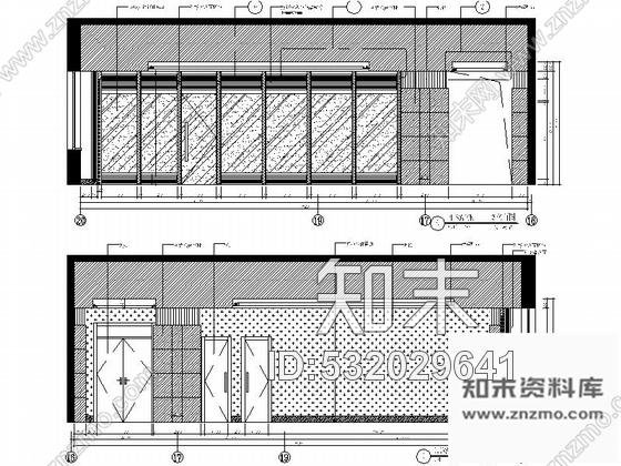 施工图吉林市级税务行政单位现代酒店装修施工图cad施工图下载【ID:532029641】