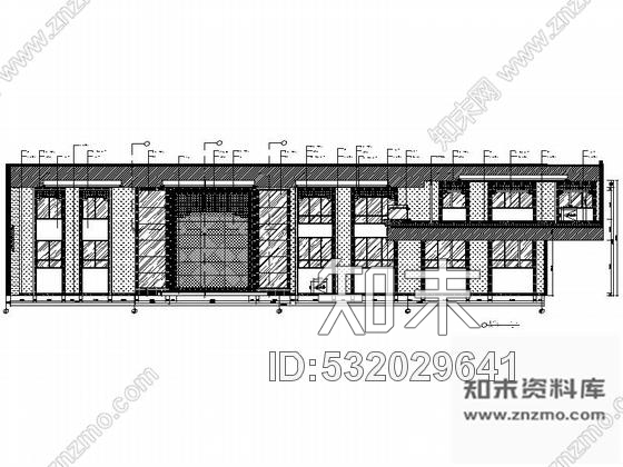 施工图吉林市级税务行政单位现代酒店装修施工图cad施工图下载【ID:532029641】