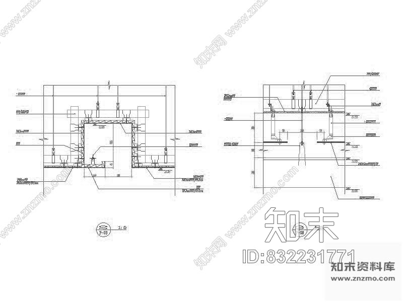 图块/节点健身房施工详图cad施工图下载【ID:832231771】