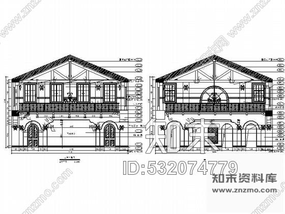 施工图天津精品古典售楼处室内施工图cad施工图下载【ID:532074779】