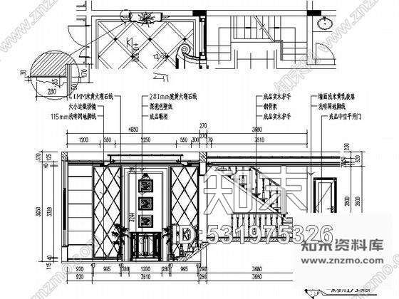 施工图浙江某花园别墅奢华欧式全套装修图含效果cad施工图下载【ID:531975326】