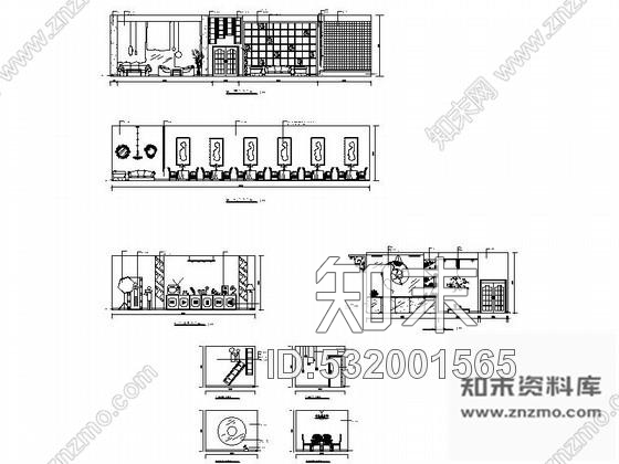 施工图某电影主题餐厅室内装修图含手绘施工图下载【ID:532001565】