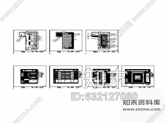 施工图重庆某商务KTV包房B施工图cad施工图下载【ID:632127080】