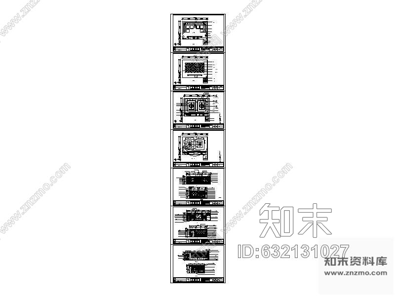 施工图某夜总会包间施工详图(含效果cad施工图下载【ID:632131027】