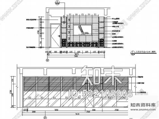 施工图湖北现代风某奔腾汽车4S店室内装修图含效果cad施工图下载【ID:532108908】