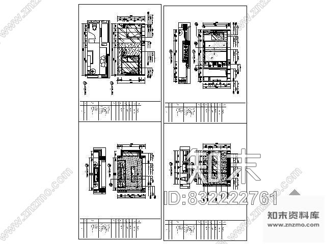 图块/节点长辈房立面图cad施工图下载【ID:832222761】