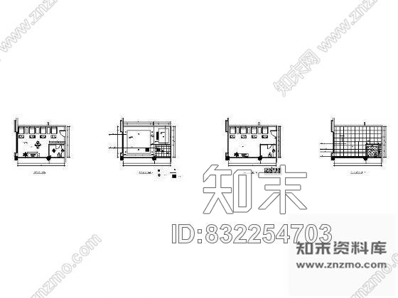 图块/节点足浴房平面图cad施工图下载【ID:832254703】