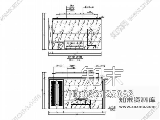 施工图北京奢华欧式KTV包厢室内设计装修图cad施工图下载【ID:632125083】