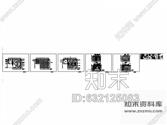 施工图北京奢华欧式KTV包厢室内设计装修图cad施工图下载【ID:632125083】