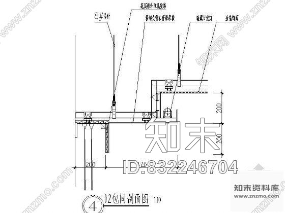 图块/节点中餐厅包间详图Ⅱcad施工图下载【ID:832246704】