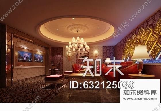 施工图福建豪华欧式音乐会所包厢装修图含效果cad施工图下载【ID:632125039】