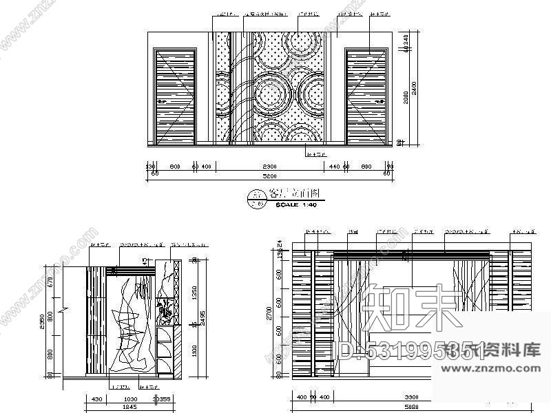 施工图三层别墅空间设计图cad施工图下载【ID:531995351】