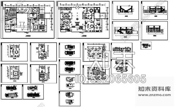 施工图酒店装修施工图cad施工图下载【ID:532065605】