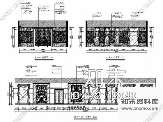 施工图重庆豪华混搭时尚会所室内施工图cad施工图下载【ID:632113040】