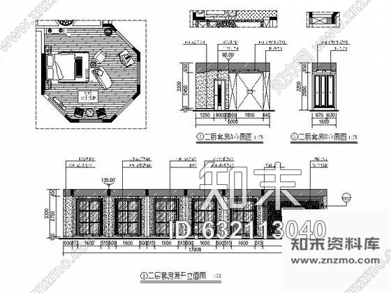 施工图重庆豪华混搭时尚会所室内施工图cad施工图下载【ID:632113040】