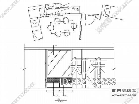 施工图上海某办公层设计方案图cad施工图下载【ID:532102899】