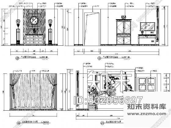 施工图经典华丽国际酒店室内装修图cad施工图下载【ID:532056697】