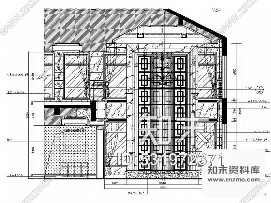 施工图长春诗意大气中式复古别墅室内设计CAD施工图cad施工图下载【ID:531972371】