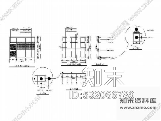 施工图浙江一间小小的服装专卖店及办公区域施工图cad施工图下载【ID:532066789】