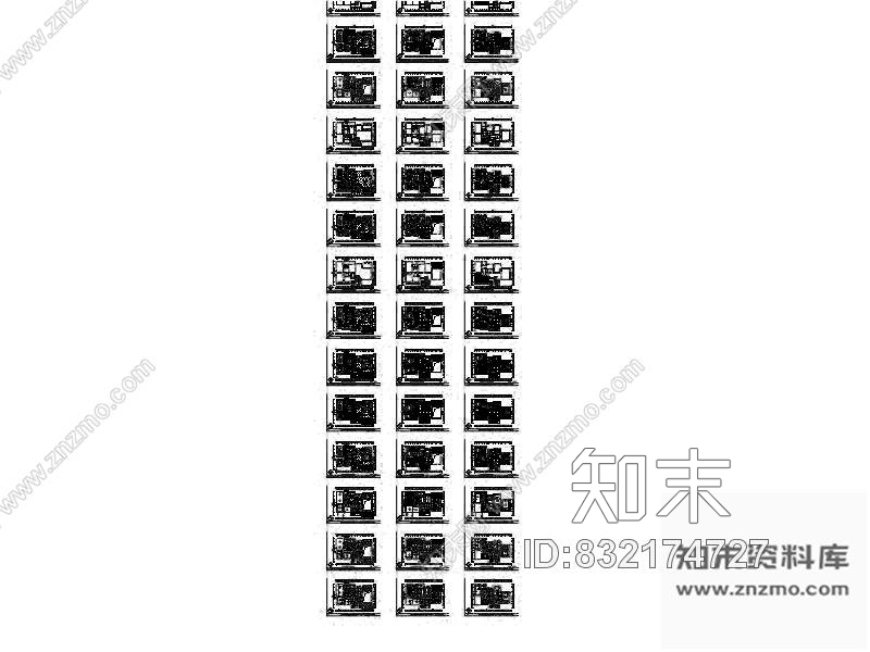 图块/节点别墅平面图cad施工图下载【ID:832174727】