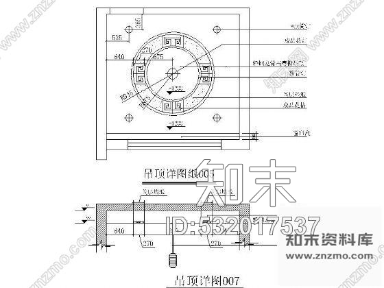 施工图内蒙古铁观音茶艺馆装修图cad施工图下载【ID:532017537】