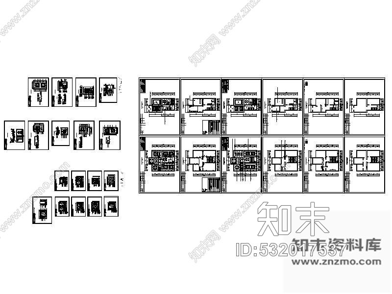 施工图内蒙古铁观音茶艺馆装修图cad施工图下载【ID:532017537】